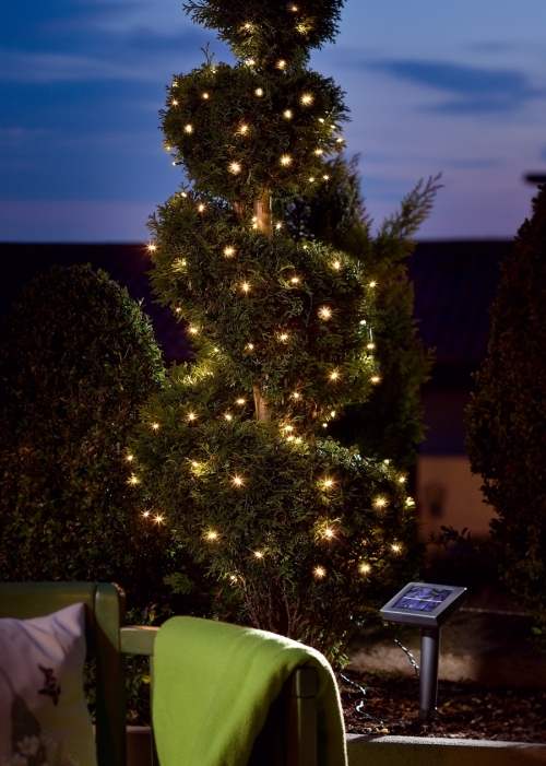 Catena luminosa per esterno Energia Solare 500 Led Bianco Caldo - Image 6